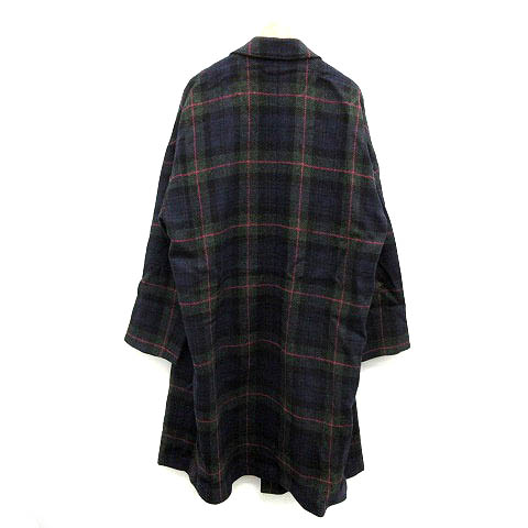 アダムエロペ Adam et Rope' 17AW チェスターコート ロング チェック