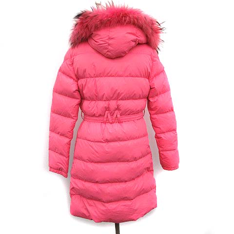 モンクレール MONCLER 子供服 ダウンコート ロング フード ファー 14A 