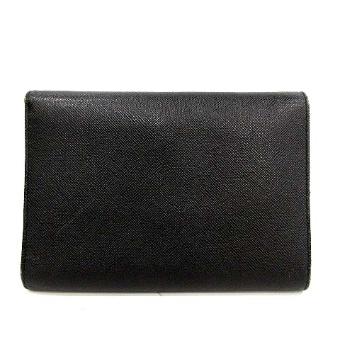 プラダ Prada 財布 三つ折り レザー 黒 ブラック Kh D メンズ レディース 081 ベクトルパーク プラダ Prada 財布 三つ折り レザー 黒 ブラック Kh D メンズ レディース 081 ベクトルパーク