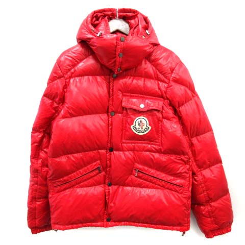 モンクレール Moncler K2 ダウンジャケット フード 4 赤 レッド Ek メンズ 081 ベクトルパーク