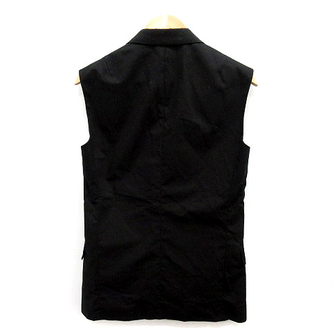 ラフシモンズ RAF SIMONS ベスト ジレ 44 黒 ブラック /MF メンズ 081