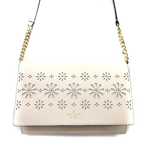ケイトスペード KATE SPADE ショルダーバッグ フラワー パンチング 
