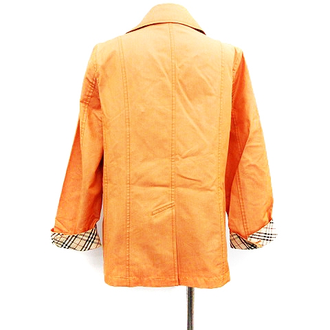 バーバリー BURBERRY Pコート ピーコート ショート丈 絹混 シルク混 9