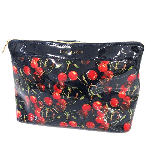 テッドベーカー TED BAKER クラッチバッグ ポーチ エナメル さくらんぼ 