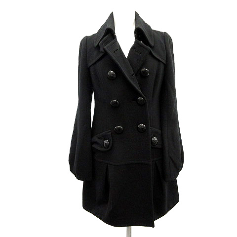 BURBERRY ブラック テーラーコート 38