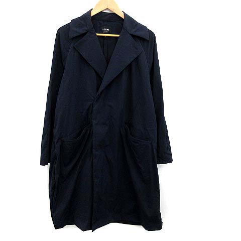 ビームスハート Beams Heart コート チェスター ロング S 紺 ネイビー Kh メンズ 081 ベクトルパーク
