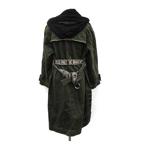 ディーゼル DIESEL 19SS トレンチコート 美シルエット ロング XXS 