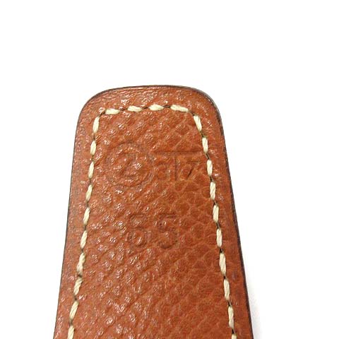 エルメス HERMES ベルト コンスタンス Hバックル レザー 65 黒