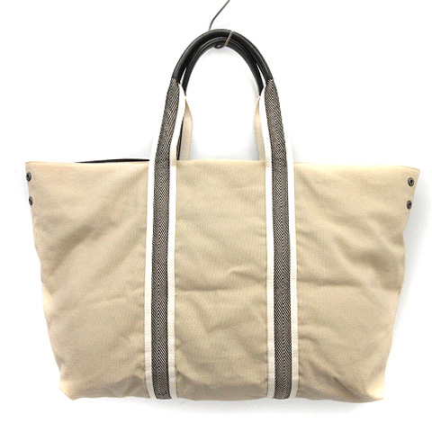 ボッテガヴェネタ BOTTEGA VENETA トートバッグ キャンバス ベージュ  