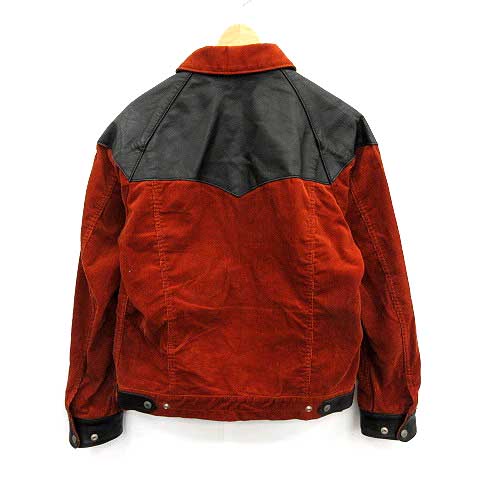 バンクローバー BANKROBBER ジャケット コーデュロイ レザー 切替 36