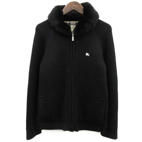 バーバリーブラックレーベル BURBERRY BLACK LABEL ニットジャケット 