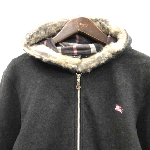 【ラビットファー】【3】BURBERRY BLACK LABEL パーカー BURBERRY BLACK LABEL - バーバリー ブラックレーベル パーカー