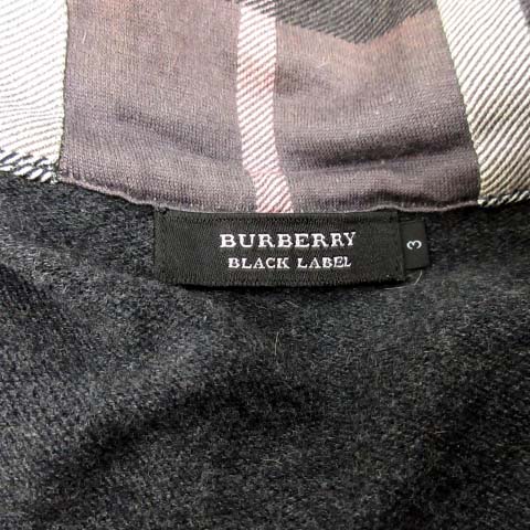 【ラビットファー】【3】BURBERRY BLACK LABEL パーカー バーバリーブラックレーベル BURBERRY BLACK LABEL パーカー
