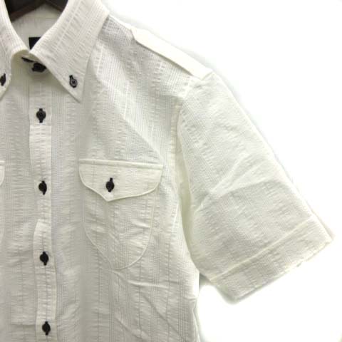 バーバリーブラックレーベル BURBERRY BLACK LABEL シャツ ボタン 