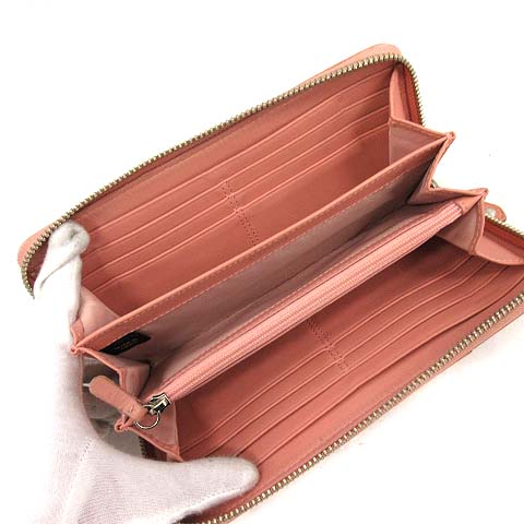 コーチ COACH 長財布 ラウンドファスナー エナメル クロコ型押し