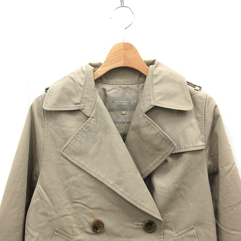 ユナイテッドアローズ A Day In The Life United Arrows コート トレンチ ジャケット ショート 36 ベージュ Sr25 レディース 081 ベクトルパーク