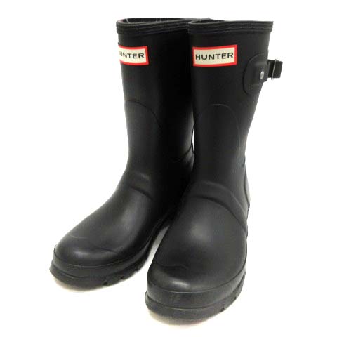 HUNTER ハンター　ロングレインブーツ　US7 24cm ハンター 長靴 ユニセックス ロングブーツ 7000 HUNTER 靴