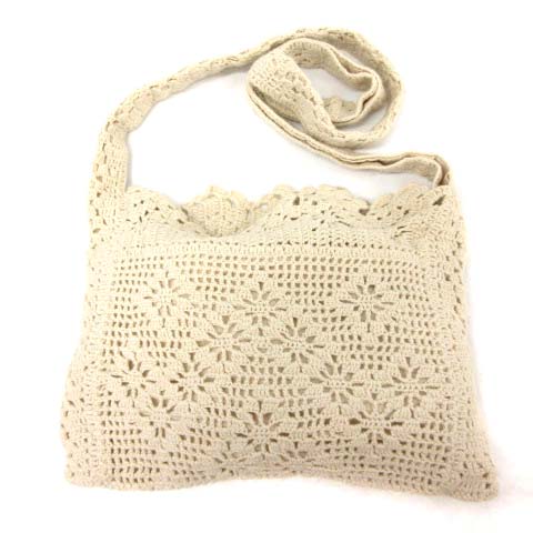 未使用品 ガサ GASA ショルダーバッグ ポシェット ニット