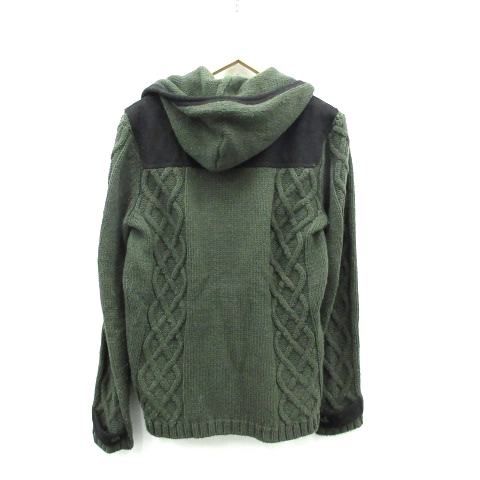 ディーゼル DIESEL ジャケット パーカー ニット ジップアップ ウール 