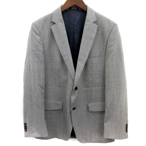 ヒューゴボス HUGO BOSS テーラードジャケット 千鳥格子 IT50C グレー 