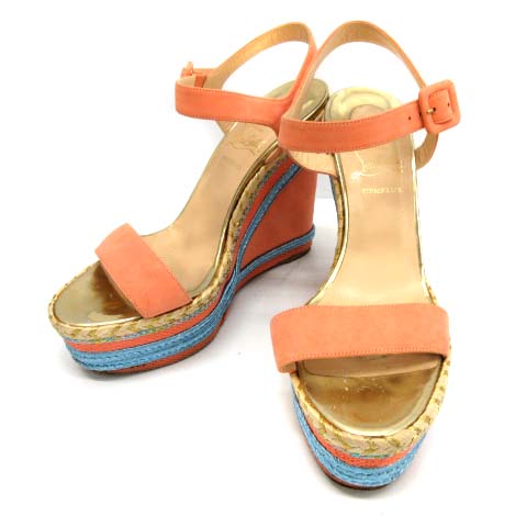 クリスチャンルブタン Christian louboutin サンダル ウェッジソール  