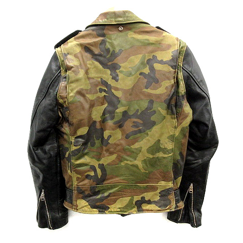 ショット SCHOTT ワンスター ジャケット ライダース カモフラ 迷彩柄 