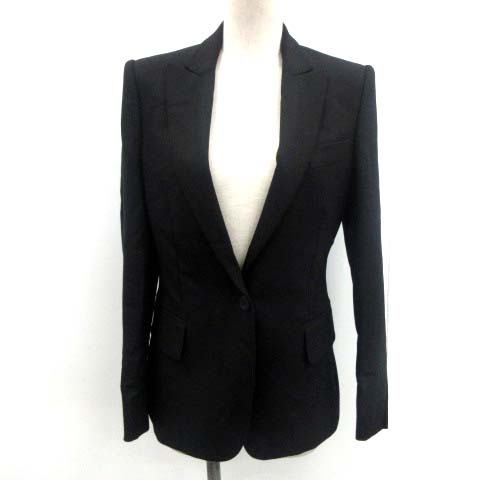 ステラマッカートニー Stella Mccartney テーラードジャケット ウール 38 黒 ブラック Ek レディース 081 ベクトルパーク