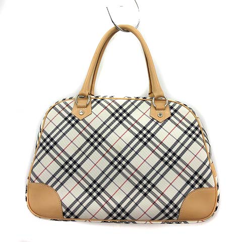 バーバリーブルーレーベル BURBERRY BLUE LABEL ボストンバッグ ハンド  