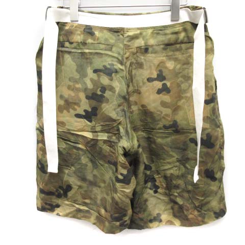 ドリスヴァンノッテン Dries Van Noten ハーフパンツ ショート 迷彩 カモフラ 44 カーキ Ek メンズ 081 ベクトルパーク