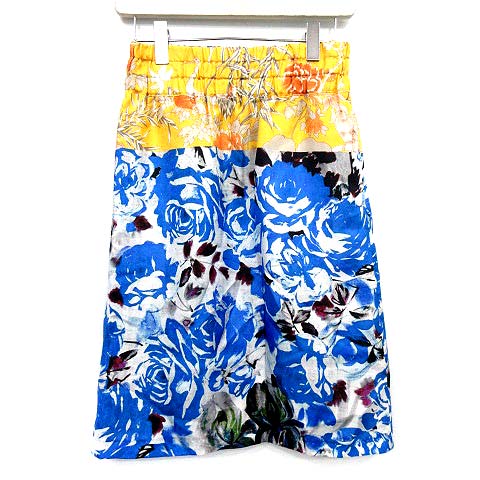 ドリスヴァンノッテン DRIES VAN NOTEN スカート シルク100％ 花柄 
