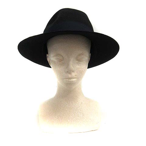 カシラ Ca4la Victim 帽子 ハット ウール S ブラック 黒 Yo メンズ 081 ベクトルパーク