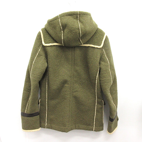 ディーゼル DIESEL ダッフルコート フード ウール混 L カーキ 緑 ディーゼル DIESEL ダッフルコート フード ウール混 L カーキ 緑