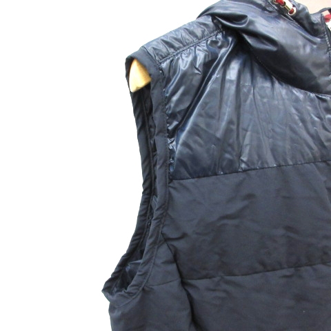 Munsingwear フード付きベスト L ネイビー MUNSING WEAR マンシングウェア ニットベスト ネイビー系