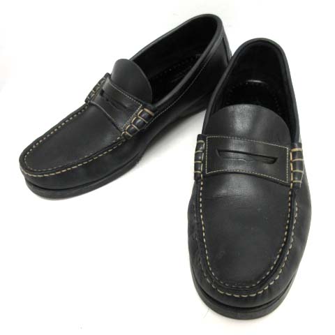 パラブーツ Paraboot CORAUX MARINE コロー ペニーローファー レザー 8 