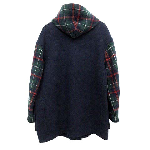 グローバーオール Gloverall ダッフルコート チェック ウール 42