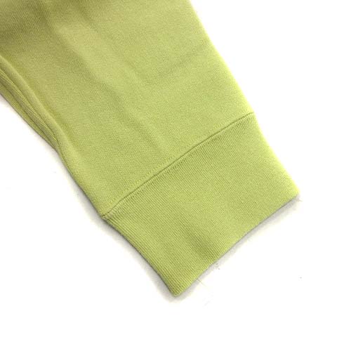 未使用品 アンユーズド UNUSED 17AW スウェット クルーネック ライン プルオーバー トレーナー 3 ライムグリーン 黄緑 /☆G UNUSED 17AW 裾ジップ サイドライン裏起毛スウェットパンツ アン