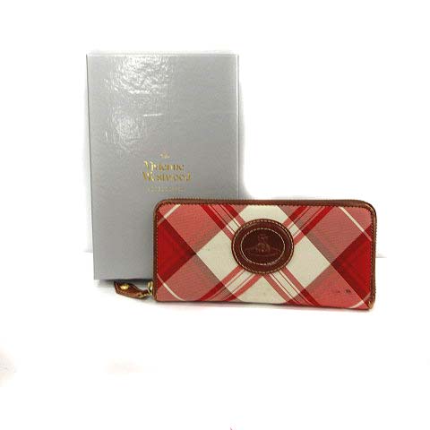 未使用 Vivienne Westwood 長財布 チェック 赤 オーブ 財布 105 新品未使用 Vivienne Westwood 長財布 マルチ チェック