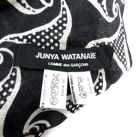 54 ジュンヤワタナベコムデギャルソン　大判スカーフ　バンダナ 54 ジュンヤワタナベコムデギャルソン 大判スカーフ バンダナ JUNYA
