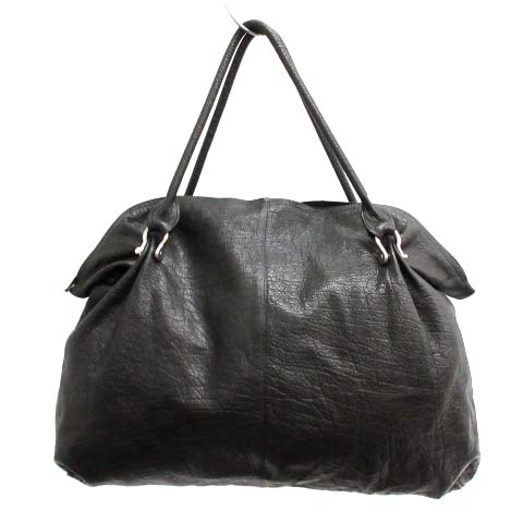 【希少】ISSEY MIYAKE 　イッセイミヤケ　ボストンバッグ　レザー　黒 イッセイミヤケ ISSEY MIYAKE ACCSESSORY ボストンバッグ レザー
