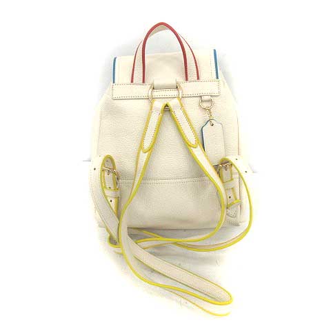 コーチ COACH リュックサック ミニ ターンロック レザー 白 F37789 /YM 