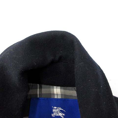 Burberrys Blue Label ネイビー Pコート 38 Burberry Blue Label jacket Size 38 Nova Check AUTHENTIC