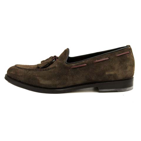 サントーニ Santoni Beams F タッセル ローファー スエード 7 茶 ブラウン Ek メンズ 081 ベクトルパーク