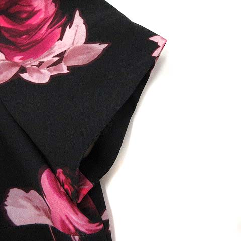 ケイトスペード　フレアワンピース　シルク　ティアード　バラ　花柄　異素材　8 レースカラーフレアワンピース 8753328 | KATE SPADE NEW YORK