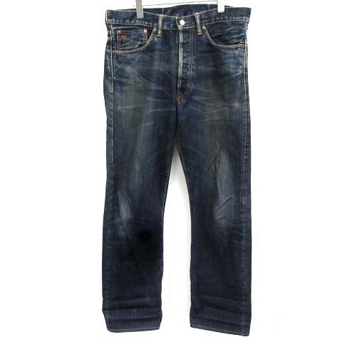 ダブルアールエル RRL デニムパンツ ジーンズ セルビッチ USA製 32×34 