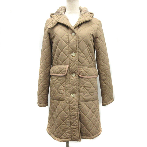 マッキントッシュ Mackintosh キルティングコート フード 内ボア 中綿 34 ベージュ Mf8 レディース 081 ベクトルパーク