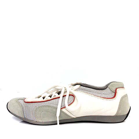 プラダスポーツ PRADA SPORT スニーカー レザー メッシュ 6 白 プラダスポーツ PRADA SPORT スニーカー レザー メッシュ 6 白