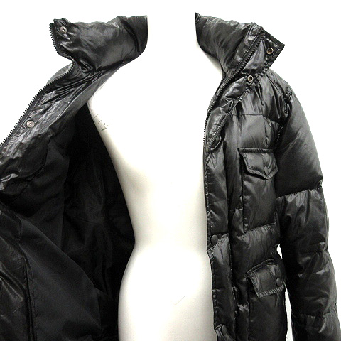 シュリセル SCHLUSSEL ダウンジャケット フード ラクーンファー 3 黒  