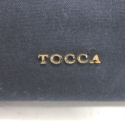 【新品タグ付き】TOCCA トートバッグ2way ネイビー 紺 ロゴ リボン 新品タグ付き】TOCCA トートバッグ2way ネイビー 紺 ロゴ リボン