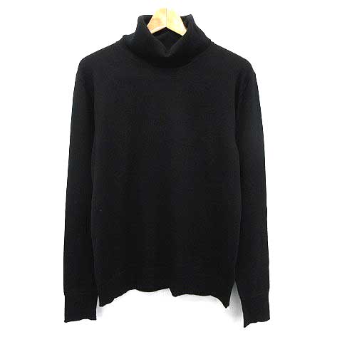 ディオールオム Dior HOMME セーター ニット タートルネック 長袖 L 黒 