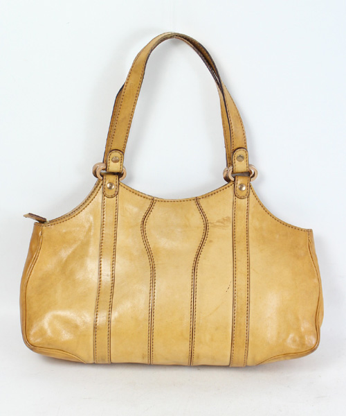 グッチ GUCCI バッグ ハンド レザー 茶 ブラウン 124255 200047 /DE18 